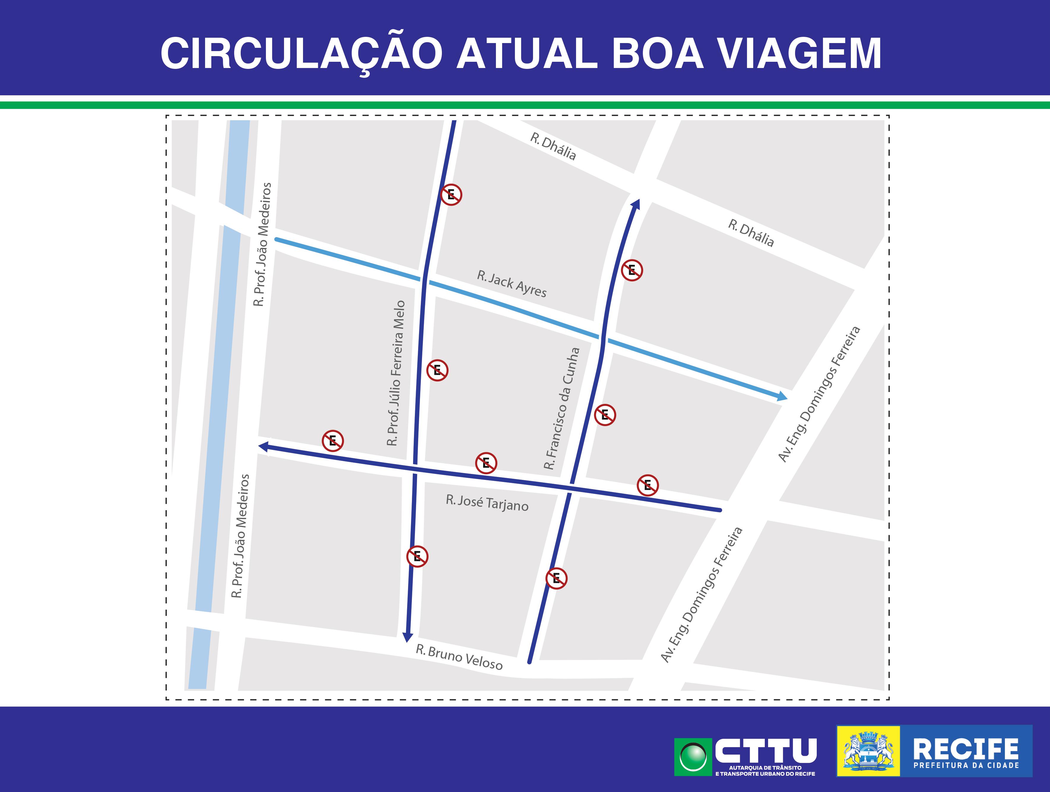 CTTU, implantação, trânsito, Recife, binário, tráfego