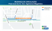CTTU realiza mudança de circulação no bairro de Campo Grande