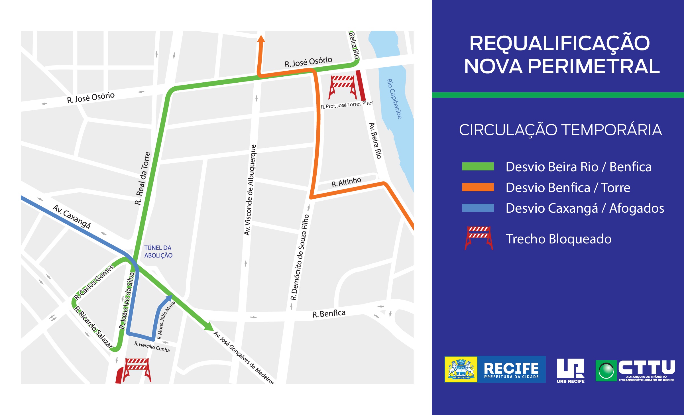 Prefeitura do Recife avança com novas obras da II Perimetral no bairro da Madalena