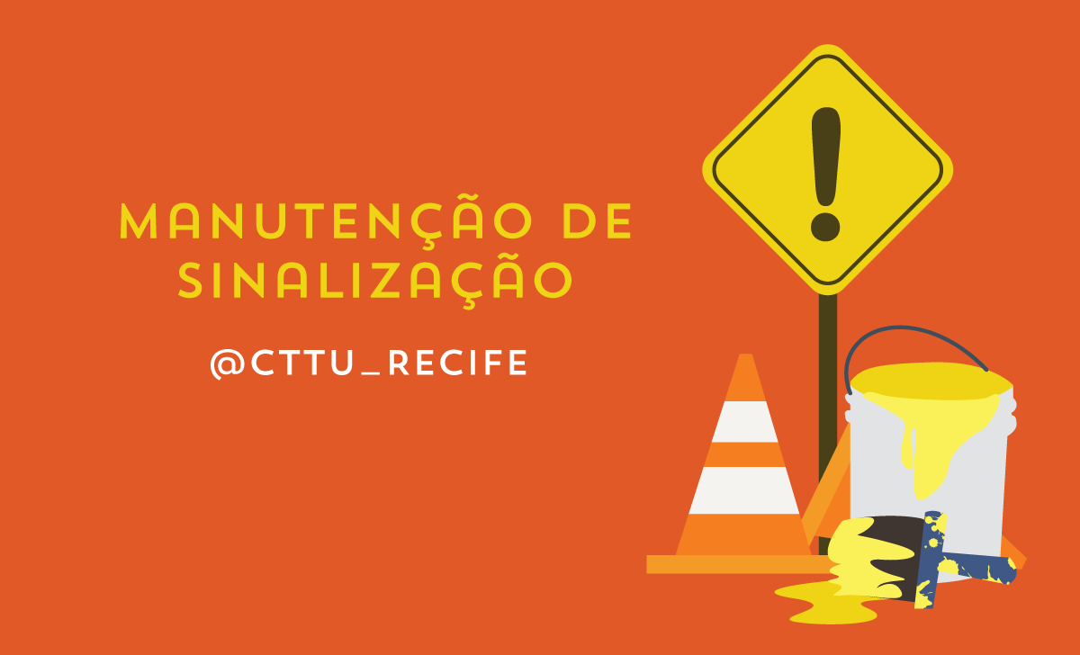 CTTU realiza manutenção de sinalização viária no bairro de Cajueiro