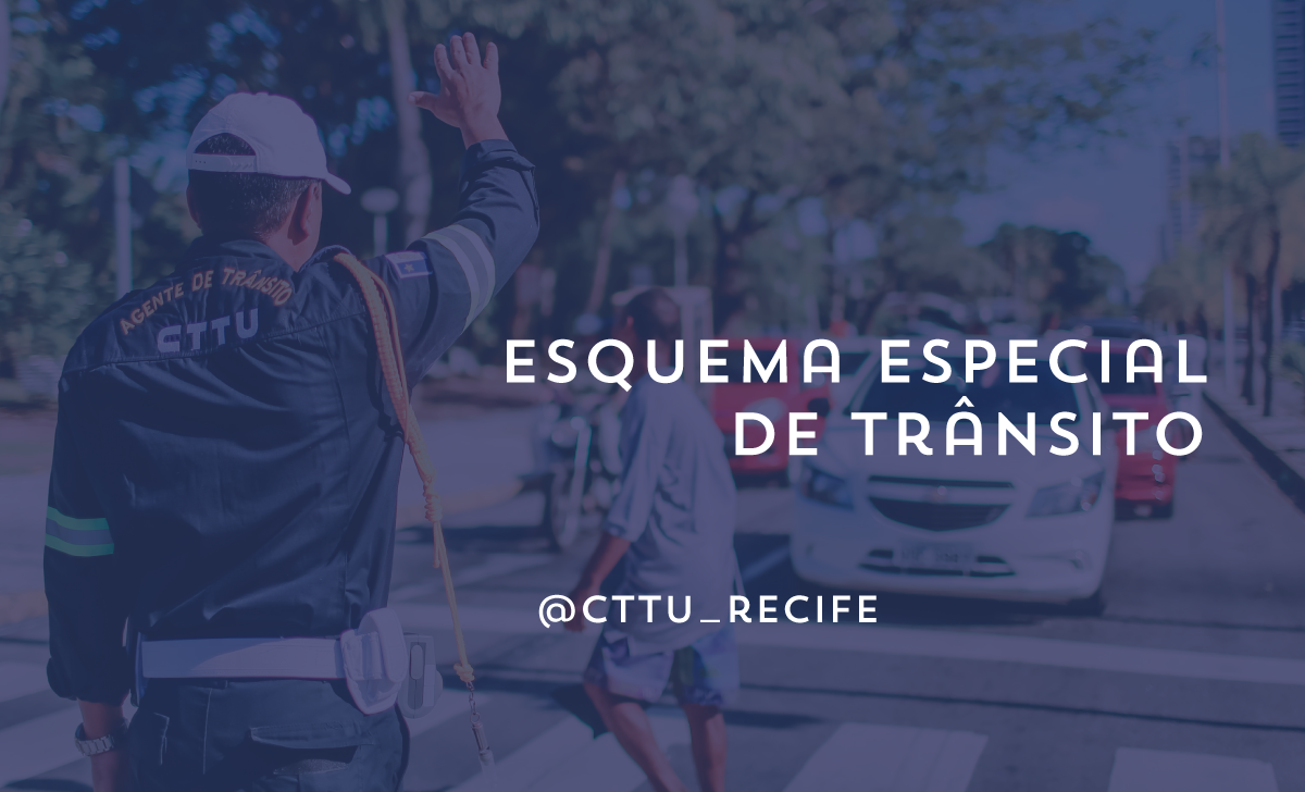 CTTU monta esquema especial de trânsito para corrida na área central do Recife