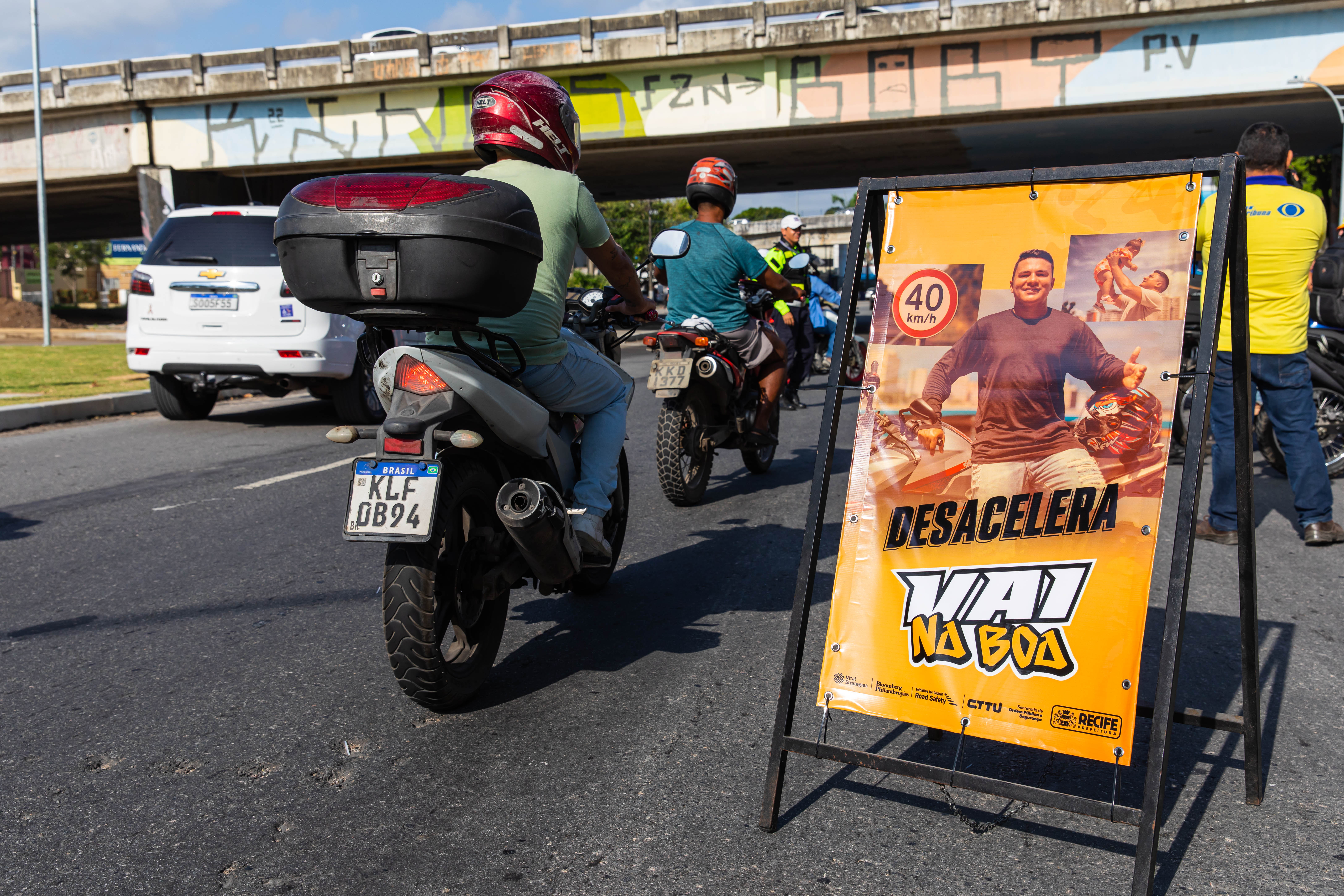 Segurança viária: para salvar vidas, Prefeitura do Recife lança campanha alertando sobre os riscos do excesso de velocidade no trânsito