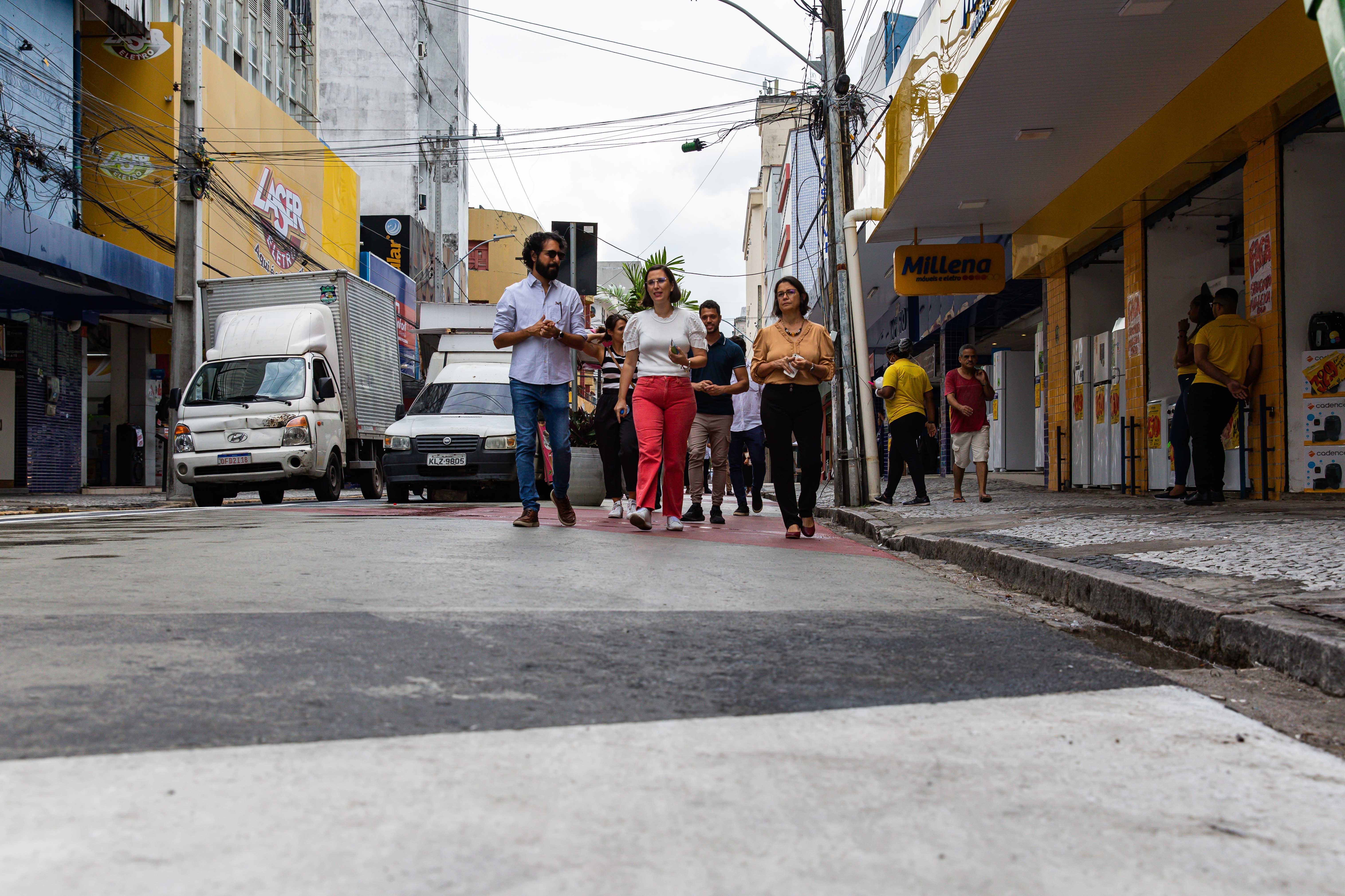 Secretaria Nacional de Trânsito visita o Recife para intercâmbio sobre redesenho urbano