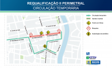 Prefeitura do Recife anuncia mudanças temporárias no trânsito do bairro da Torre