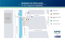 Prefeitura do Recife implanta nova travessia para pedestres na Agamenon Magalhães