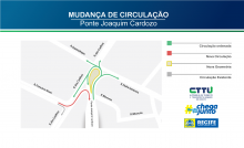 Mais segurança no trânsito: CTTU faz intervenção no bairro dos Coelhos