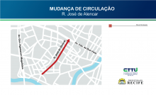 CTTU implanta mudança de circulação no bairro da Boa Vista