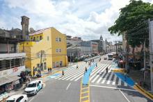 PCR entrega maior faixa de pedestres da cidade no bairro de Santo Antônio