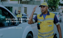 CTTU monta esquema de trânsito para obra na Avenida Professor José dos Anjos