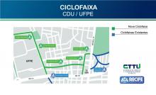 PCR inicia sinalização da Ciclofaixa CDU, na Zona Oeste da cidade