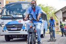 No Recife, motoristas de ônibus vão vivenciar dificuldades dos ciclistas no trânsito