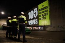 Intervenção urbana marca Dia Mundial em Memória às Vítimas de Trânsito