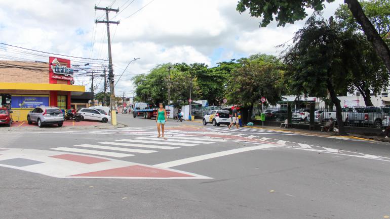 CTTU implanta melhorias para circulação dos pedestres no entorno do Mercado do Cordeiro
