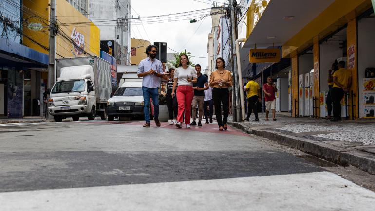 Secretaria Nacional de Trânsito visita o Recife para intercâmbio sobre redesenho urbano